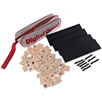 CARRYKT 2-4 Personas Juego Digital Israel Mahjong Movimiento Rápido Juego de Tableros de Azulejos Rummy Versión Portátil…
